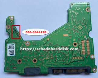 Scheda PCB 006-0B44198 per WD 3,5" SATA disco rigido