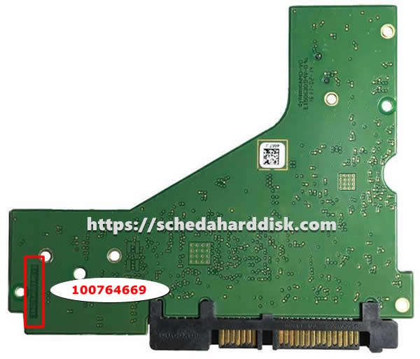 Scheda PCB 100764669 per Seagate 3,5