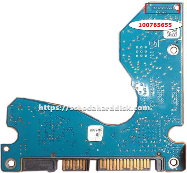 Scheda PCB 100765655 per Seagate 3,5" SATA disco rigido - immagine 2