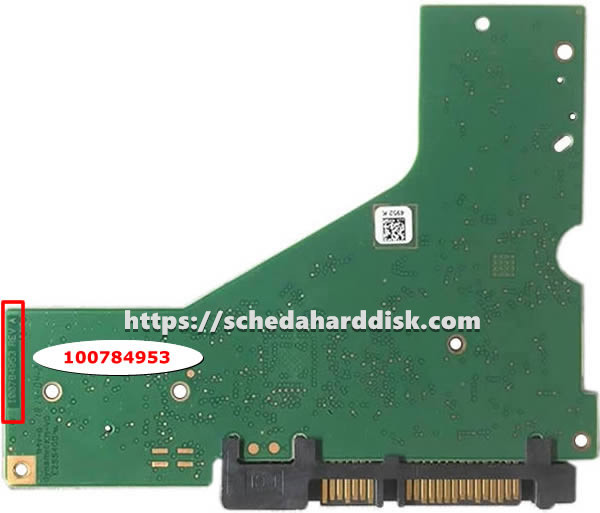 Scheda PCB 100784953 per Seagate 3,5" SATA disco rigido - immagine 2