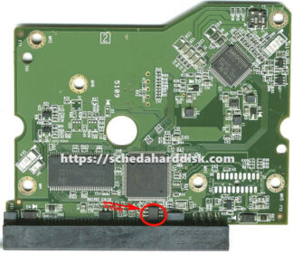 Scheda PCB 2060-771642-003 per WD 3,5" SATA disco rigido