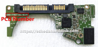 Scheda PCB 2060-771927-003 per WD 2,5" SATA disco rigido