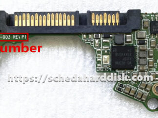 Scheda PCB 2060-771927-003 per WD 2,5" SATA disco rigido