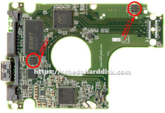 Scheda PCB 2060-771950-000 per WD 2,5" USB disco rigido