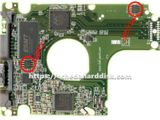 Scheda PCB 2060-771950-000 per WD 2,5" USB disco rigido