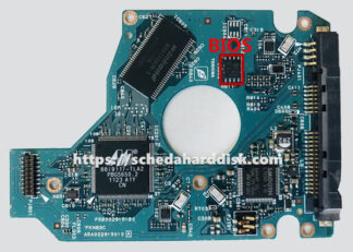 Scheda PCB G002915A per Toshiba 2,5" SATA disco rigido