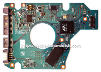 Scheda PCB G5B001851000-A per Toshiba 2,5" SATA disco rigido