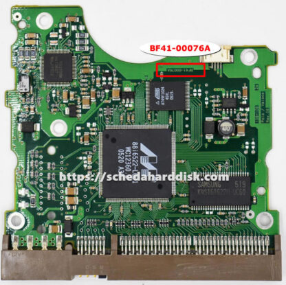 Scheda per HDD 3,5" IDE 160GB Samsung SP1604N, PCB BF41-00076A - immagine 2