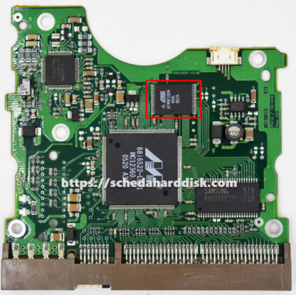 Scheda per HDD 3,5" IDE 160GB Samsung SP1604N, PCB BF41-00076A - immagine 3