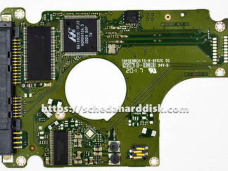 Scheda per HDD 2,5" IDE 160GB Samsung HN161GI, PCB BF41-00291A