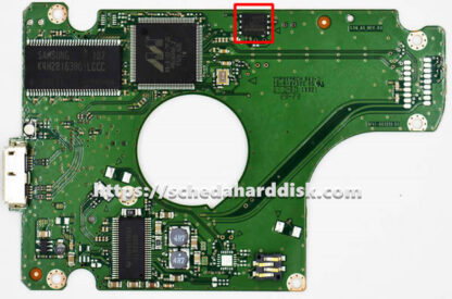 Scheda per HDD 2,5" USB 640GB Samsung HM641JZ, PCB BF41-00325A - immagine 3