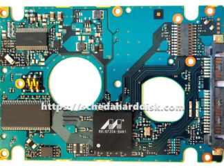 Scheda per HDD 2,5" SATA 160GB Fujitsu MHV2160BT, PCB CA26343-B82104BA