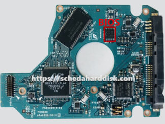 Scheda per HDD 2,5" SATA 500GB Toshiba MK5061GSYB, PCB G002915A