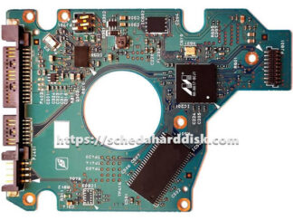 Scheda per HDD 2,5" SATA 60GB Toshiba MK6037GSX, PCB G5B001851000-A
